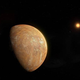 Concepción artística del planeta en torno a la estrella de Barnard.
